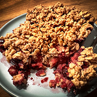 Mixed Berry Crumble (Manna House)