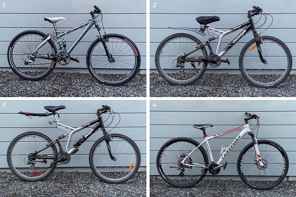 Four Mountain Bikes Available to Our Guests