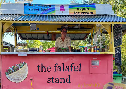 The Falafel Stand, by Ima's Kitchen, Denman Island