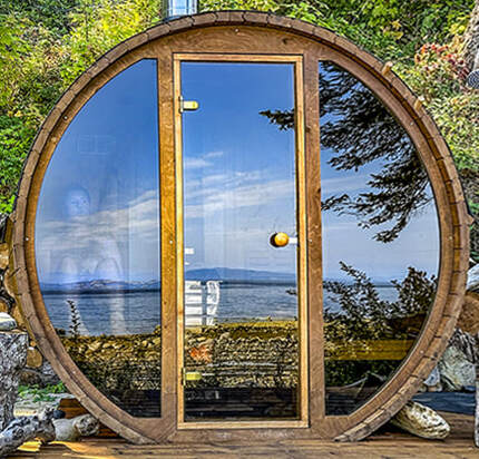 Oceanfront Scandinavian Sauna